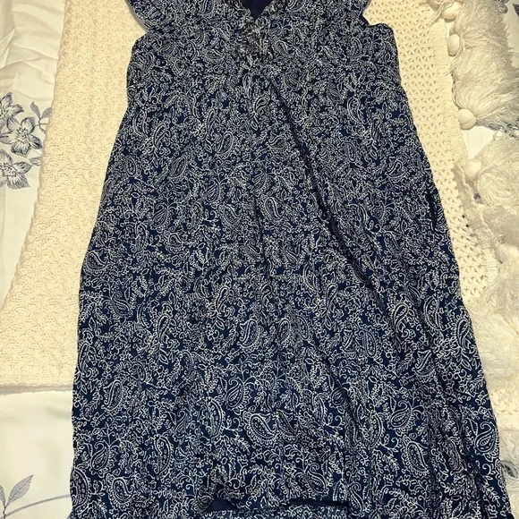 J. McLaughlin Blue Floral Dress - Picture 5 of 5